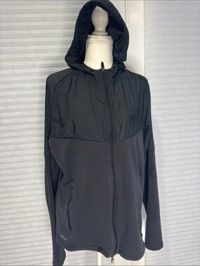 Nike Running Women's Black Hooded Utility Jacket 1271